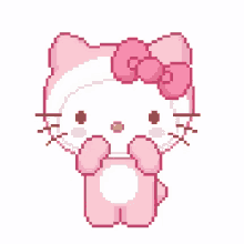 Pink Hellow Kitty Dancing